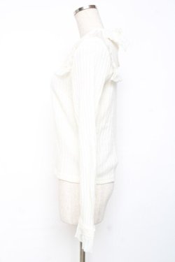 画像2: LIZ LISA / パフュームボトルリブトップス 0 アイボリー Y-25-12-08-033-LO-TO-SZ-ZY