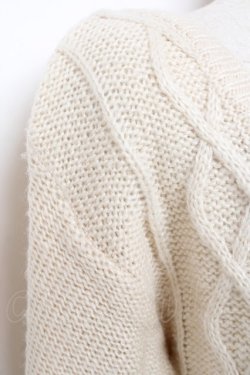 画像4: LIZ LISA / Vネックニットカーディガン 0 ベージュ Y-25-12-08-034-LO-TO-SZ-ZY