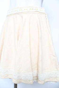 画像3: LIZ LISA / ツイード調スカート 0 アイボリー Y-25-12-08-035-LO-SK-SZ-ZY