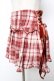 画像3: LIZ LISA / サイド編み上げチェック柄スカパン 0 ボルドー Y-25-12-08-036-LO-PA-SZ-ZY (3)