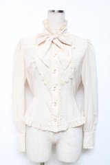 Innocent World / ユリ紋章オリジナルデシンブラウス M ベージュ Y-25-12-08-006-IW-BL-SZ-ZY