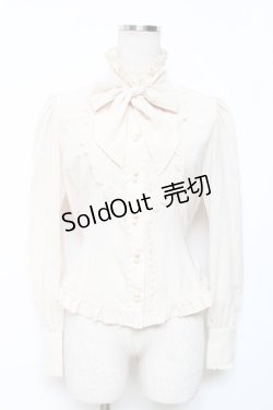 画像1: Innocent World / ユリ紋章オリジナルデシンブラウス M ベージュ Y-25-12-08-006-IW-BL-SZ-ZY