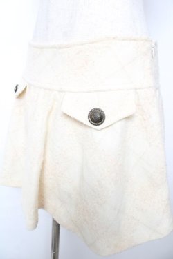 画像3: LIZ LISA / フェイクポケットフレアスカート  アイボリー Y-25-12-08-038-LO-SK-SZ-ZY