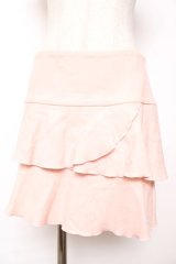 LIZ LISA / ウールフリルスカート 9 ピンク Y-25-12-08-040-LO-SK-SZ-ZY