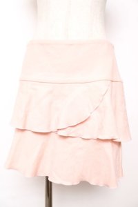 LIZ LISA / ウールフリルスカート 9 ピンク Y-25-12-08-040-LO-SK-SZ-ZY