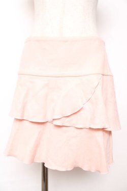 画像1: LIZ LISA / ウールフリルスカート 9 ピンク Y-25-12-08-040-LO-SK-SZ-ZY