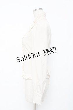 画像2: Innocent World / ユリ紋章オリジナルデシンブラウス M ベージュ Y-25-12-08-006-IW-BL-SZ-ZY