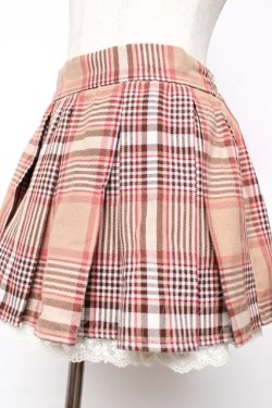 画像3: LIZ LISA / チェック柄プリーツミニスカート 0 キャメル Y-25-12-08-041-LO-PA-SZ-ZY