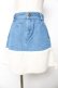 画像1: LIZ LISA / 裾ボアデニムスカート 0 ブルー Y-25-12-08-043-LO-SK-SZ-ZY (1)