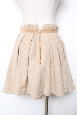 画像2: LIZ LISA / ドットフロッキースカート  ベージュ Y-25-12-08-045-LO-SK-SZ-ZY