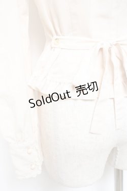 画像4: Innocent World / ユリ紋章オリジナルデシンブラウス M ベージュ Y-25-12-08-006-IW-BL-SZ-ZY