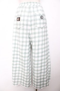 画像2: PINK HOUSE / ワッペン付きギンガムパンツ   Y-25-12-08-049-LO-PA-SZ-ZY