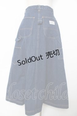 画像2: PINK HOUSE / ロングデニムスカート  インディゴ Y-25-12-08-052-LO-SK-SZ-ZY
