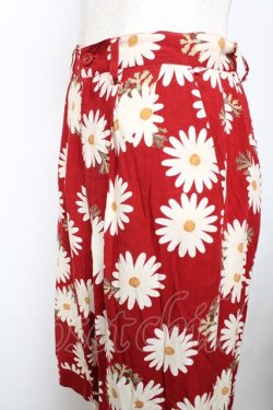 画像3: PINK HOUSE / マーガレットハーフパンツ  赤 Y-25-12-08-053-LO-PA-SZ-ZY