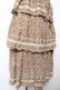 画像4: WONDERFUL WORLD / ヒョウ柄ティアードスカート  ベージュ×ブラウン Y-25-12-08-058-LO-SK-SZ-ZY (4)