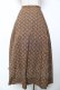 画像2: WONDERFUL WORLD / 小花柄スカート  こげ茶 Y-25-12-08-060-LO-SK-SZ-ZY (2)