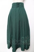 Hoshibako Works / 繁花集スカート  グリーン Y-25-12-08-063-LO-SK-SZ-ZY