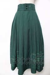Hoshibako Works / 繁花集スカート  グリーン Y-25-12-08-063-LO-SK-SZ-ZY