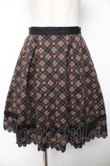 Beth / クラウンタータンリボンスカート  黒 Y-25-12-08-064-CL-SK-SZ-ZY