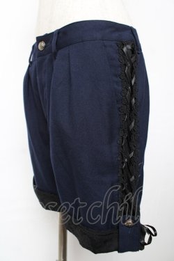 画像3: ALICE and the PIRATES / 記憶の中の薔薇園海賊パンツ  紺 Y-25-12-08-065-PA-PA-SZ-ZY