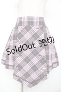 ALICE and the PIRATES / タータンチェックプリーツスカート  ピンク Y-25-12-08-071-PA-SK-SZ-ZI