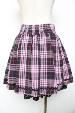 画像2: ALICE and the PIRATES / タータンチェックプリーツスカート  ピンク Y-25-12-08-071-PA-SK-SZ-ZY