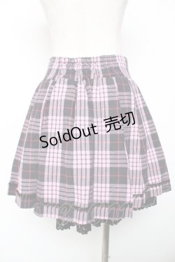画像2: ALICE and the PIRATES / タータンチェックプリーツスカート  ピンク Y-25-12-08-071-PA-SK-SZ-ZI