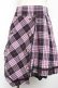 画像3: ALICE and the PIRATES / タータンチェックプリーツスカート  ピンク Y-25-12-08-071-PA-SK-SZ-ZY (3)