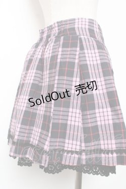 画像4: ALICE and the PIRATES / タータンチェックプリーツスカート  ピンク Y-25-12-08-071-PA-SK-SZ-ZI