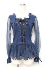画像1: Angelic Pretty / Elegant Armyビスチェカットソー  紺 Y-25-12-08-008-AP-TO-SZ-ZI (1)