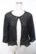 PINK HOUSE / お花レースボレロ 3(M) 黒 Y-25-12-08-079-LO-TO-SZ-ZY