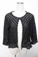 PINK HOUSE / お花レースボレロ 3(M) 黒 Y-25-12-08-079-LO-TO-SZ-ZY