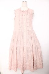 PINK HOUSE / ローンノースリーブワンピース  ピンク Y-25-12-08-082-LO-OP-AS-ZY