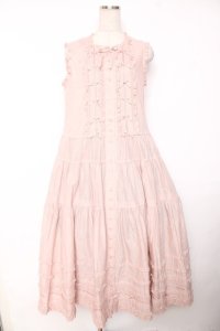 PINK HOUSE / ローンノースリーブワンピース  ピンク Y-25-12-08-082-LO-OP-AS-ZY