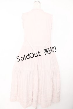 画像2: PINK HOUSE / ローンノースリーブワンピース  ピンク Y-25-12-08-082-LO-OP-AS-ZS