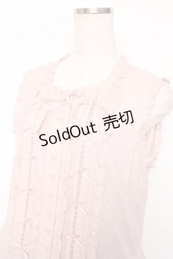 画像3: PINK HOUSE / ローンノースリーブワンピース  ピンク Y-25-12-08-082-LO-OP-AS-ZS