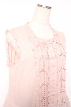 画像5: PINK HOUSE / ローンノースリーブワンピース  ピンク Y-25-12-08-082-LO-OP-AS-ZY