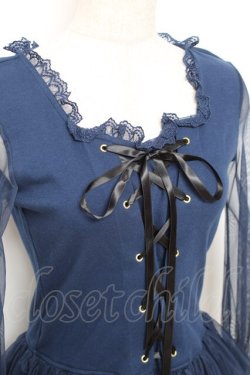 画像4: Angelic Pretty / Elegant Armyビスチェカットソー  紺 Y-25-12-08-008-AP-TO-SZ-ZY