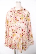 Karl Helmut / ジューシーフルーツプリントフードブラウス M ピンク Y-25-12-08-086-EL-BL-SZ-ZY