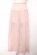 画像1: WONDERFUL WORLD / 総レーススカート  ピンク Y-25-12-08-089-LO-SK-SZ-ZY (1)