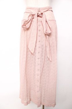 画像2: WONDERFUL WORLD / 総レーススカート  ピンク Y-25-12-08-089-LO-SK-SZ-ZY