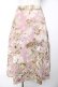 画像1: INGEBORG / 薔薇プリントスカート  ピンク Y-25-12-08-090-LO-SK-SZ-ZY (1)