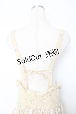 画像3: WONDERFUL WORLD / ローズブーケストライプオーバースカート  イエロー Y-25-12-08-091-LO-SK-SZ-ZY