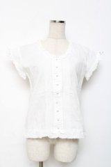 WONDERFUL WORLD / ピンタックブラウス  白 Y-25-12-08-003-LO-TO-SZ-ZY