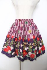 metamorphose / ハイカラ小町ミニスカート  パープル Y-25-12-08-103-ME-SK-SZ-ZY