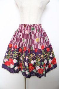 metamorphose / ハイカラ小町ミニスカート  パープル Y-25-12-08-103-ME-SK-SZ-ZY