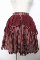 metamorphose / ロイヤルオーナメントスカート  ワイン Y-25-12-08-105-ME-SK-SZ-ZY