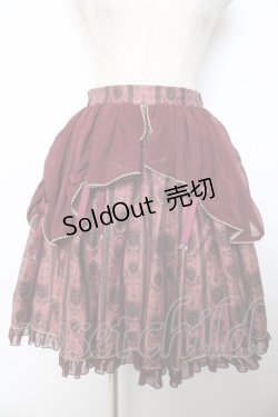 画像1: metamorphose / ロイヤルオーナメントスカート  ワイン Y-25-12-08-105-ME-SK-SZ-ZY