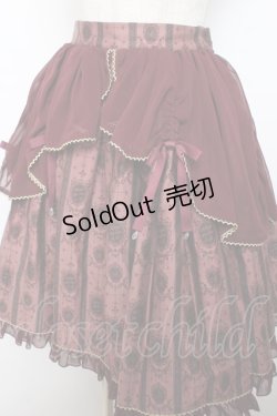 画像3: metamorphose / ロイヤルオーナメントスカート  ワイン Y-25-12-08-105-ME-SK-SZ-ZY
