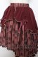 画像3: metamorphose / ロイヤルオーナメントスカート  ワイン Y-25-12-08-105-ME-SK-SZ-ZY (3)